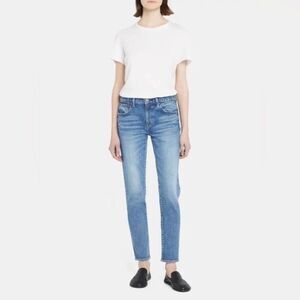 Moussy Vintage Womens Beechwood Blue Mid Rise Faded Denim Skinny Jeans NWT *005